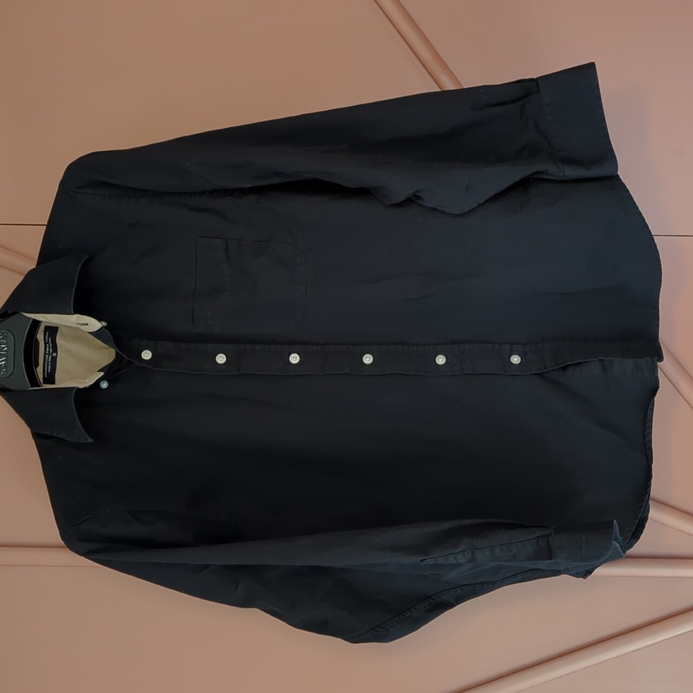 3/$20 - Devon & Jones - S - Black Button Down Shirt